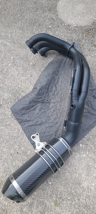 Termignoni carbon fiber full exhaust system (black)